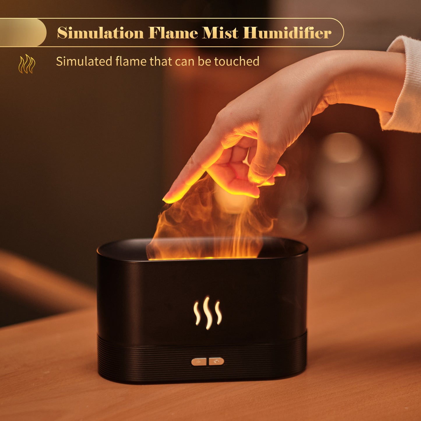 Stumm Simulation Flamme Von Flamme Aroma Luftbefeuchter